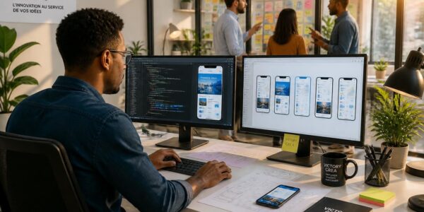 faites appel à victory crea pour développer votre solution mobile sur mesure et simplifier la gestion de vos services avec une application performante et adaptée à vos besoins.
